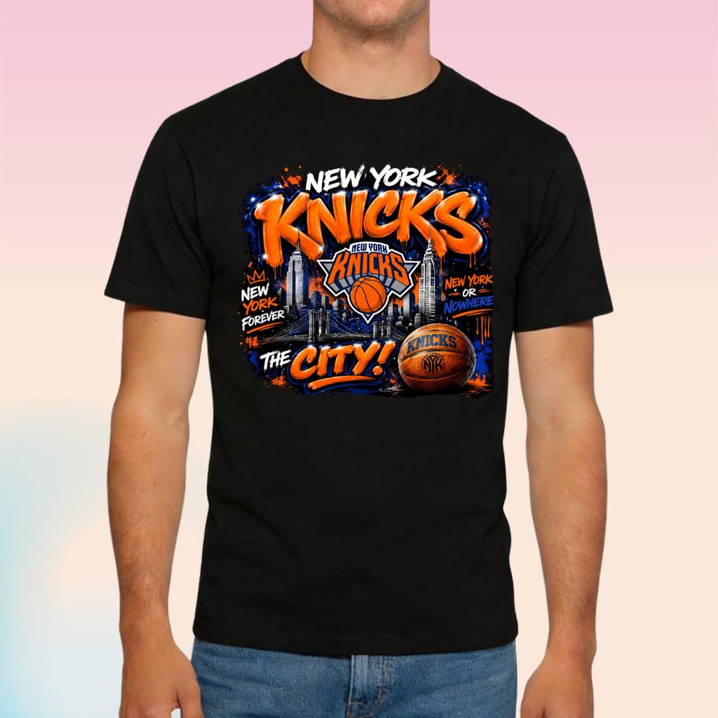 York Knicks Knicks Fan Tee Nyc Basketball Vintage Knicks Game Day (1)