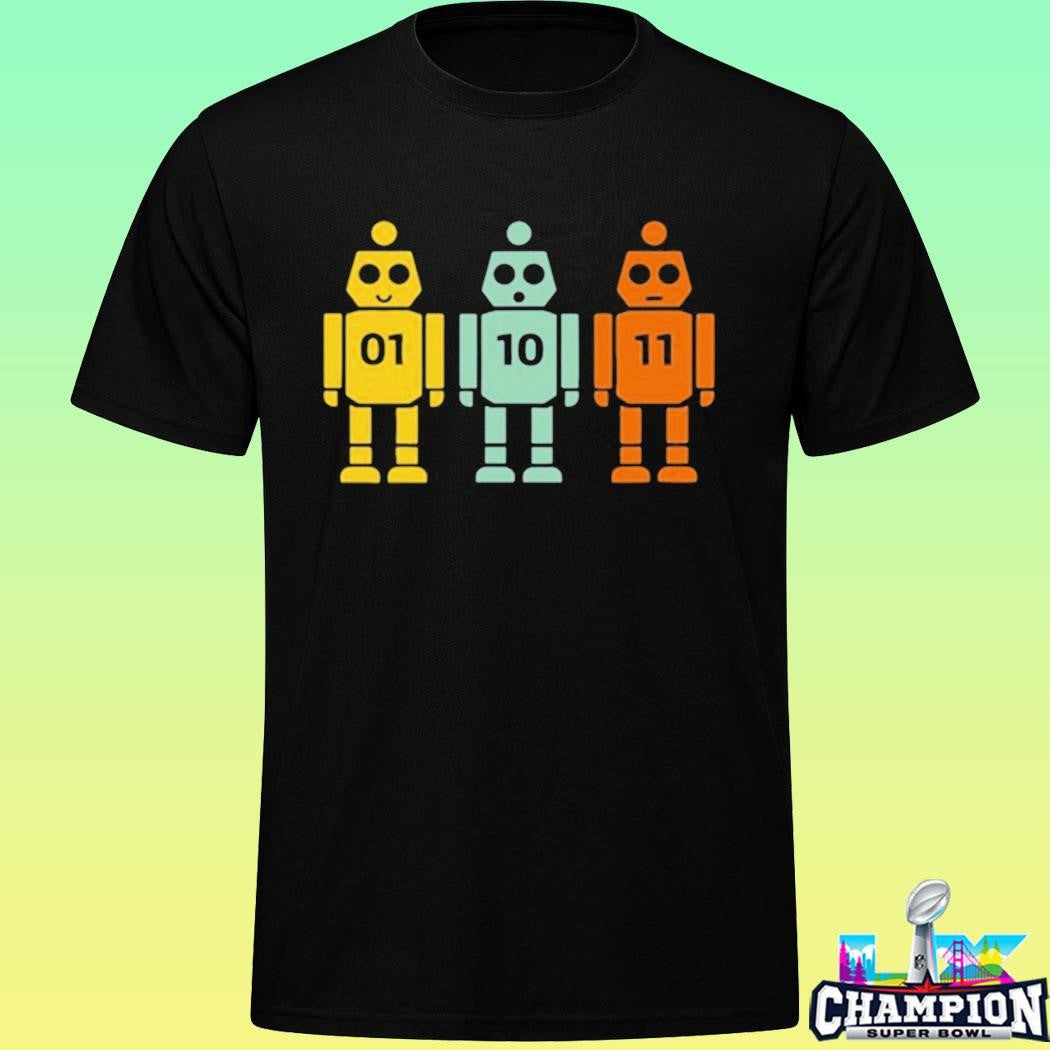 01 10 11 Robot Shirt
