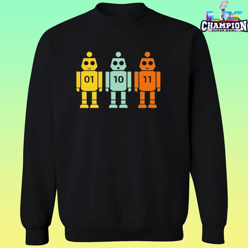01 10 11 Robot Shirt