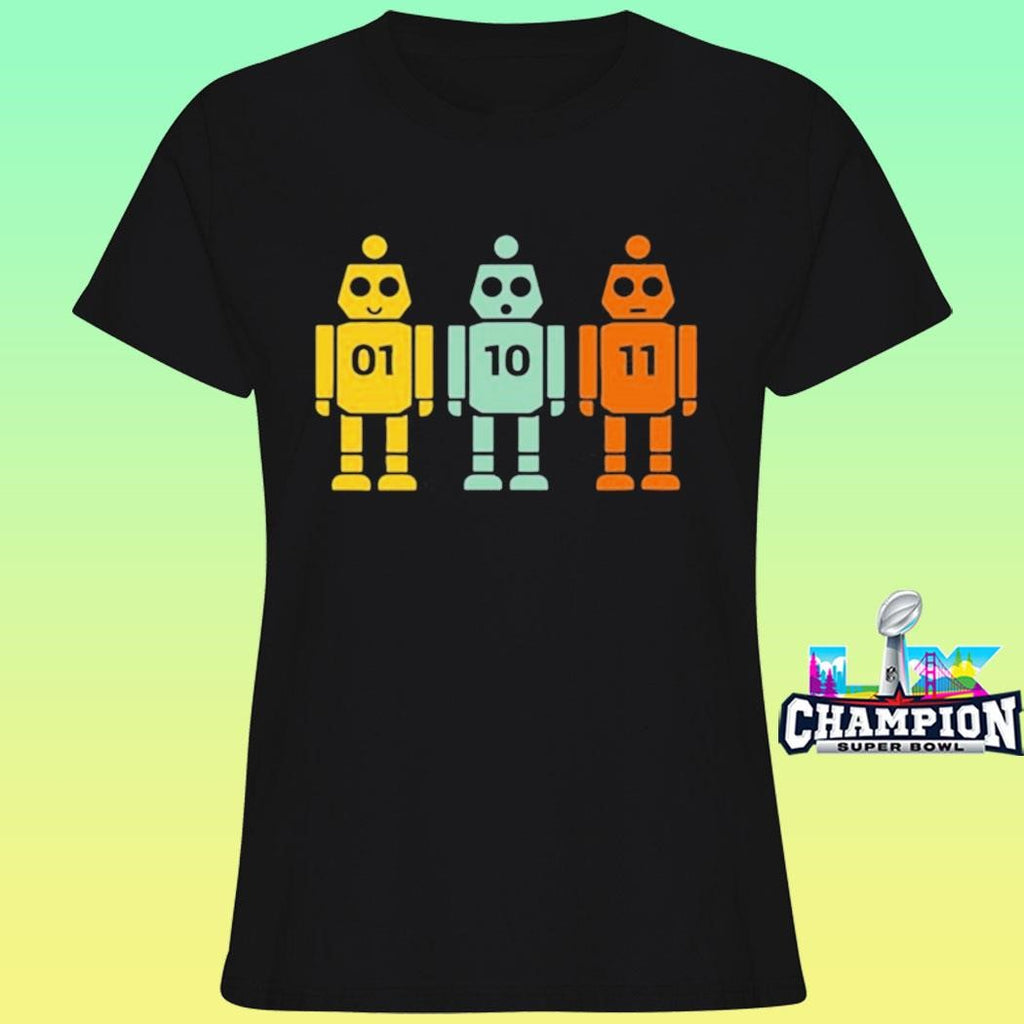 01 10 11 Robot Shirt