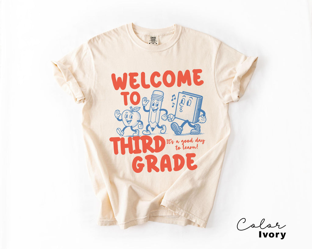 Comfort Colors Retro Third Grade Teacher Good Day Learn 3rd Grade Teacher Third Grade Teacher Elementary (2)