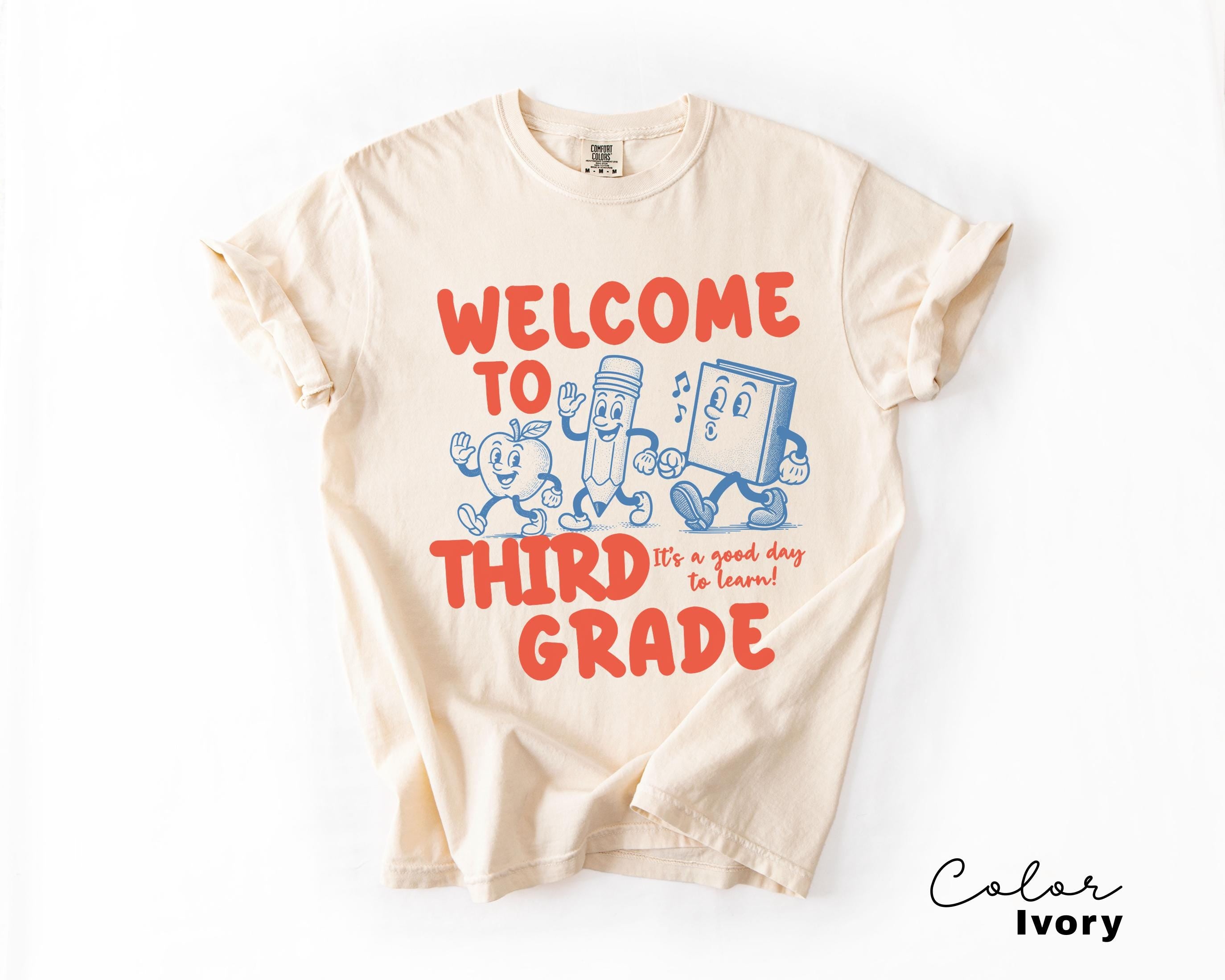 Comfort Colors Retro Third Grade Teacher Good Day Learn 3rd Grade Teacher Third Grade Teacher Elementary (2)