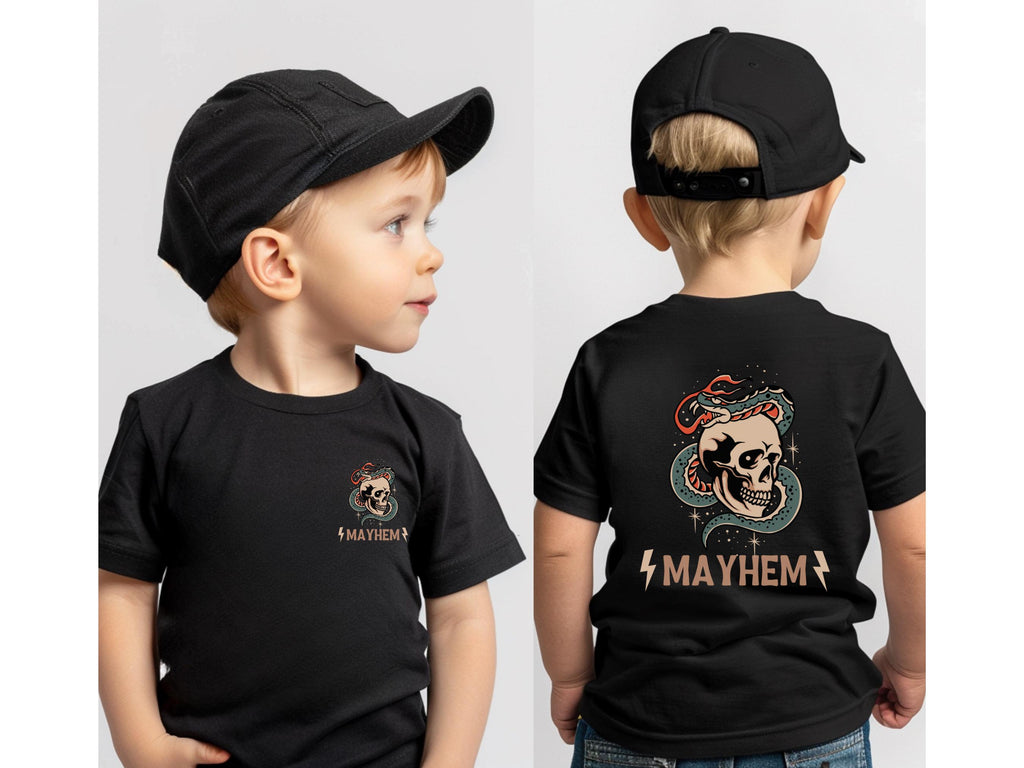 Father Mayhem Dad Matching Dad Dad Girl Father Son Father Daughter Expectant Father Dad Tee-Shirt (2)