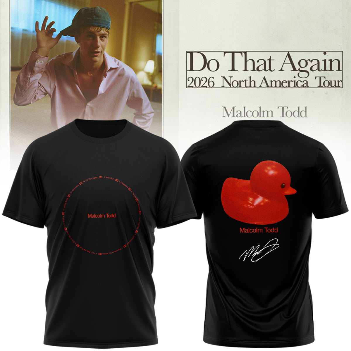 Malcolm Todd Do That Again Tour 2026 T-Shirt v6
