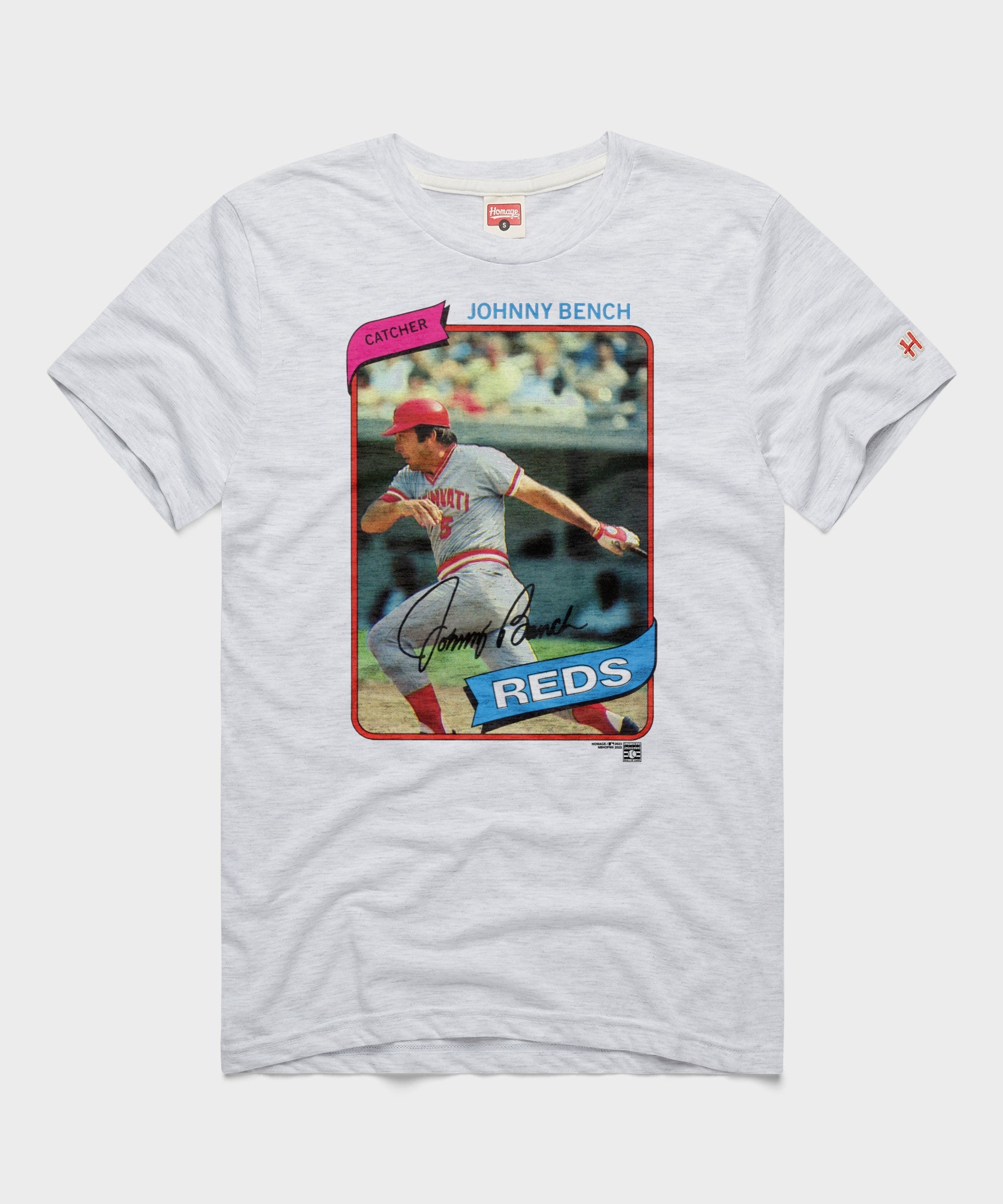 1980 Topps Baseball Johnny Bench Reds
