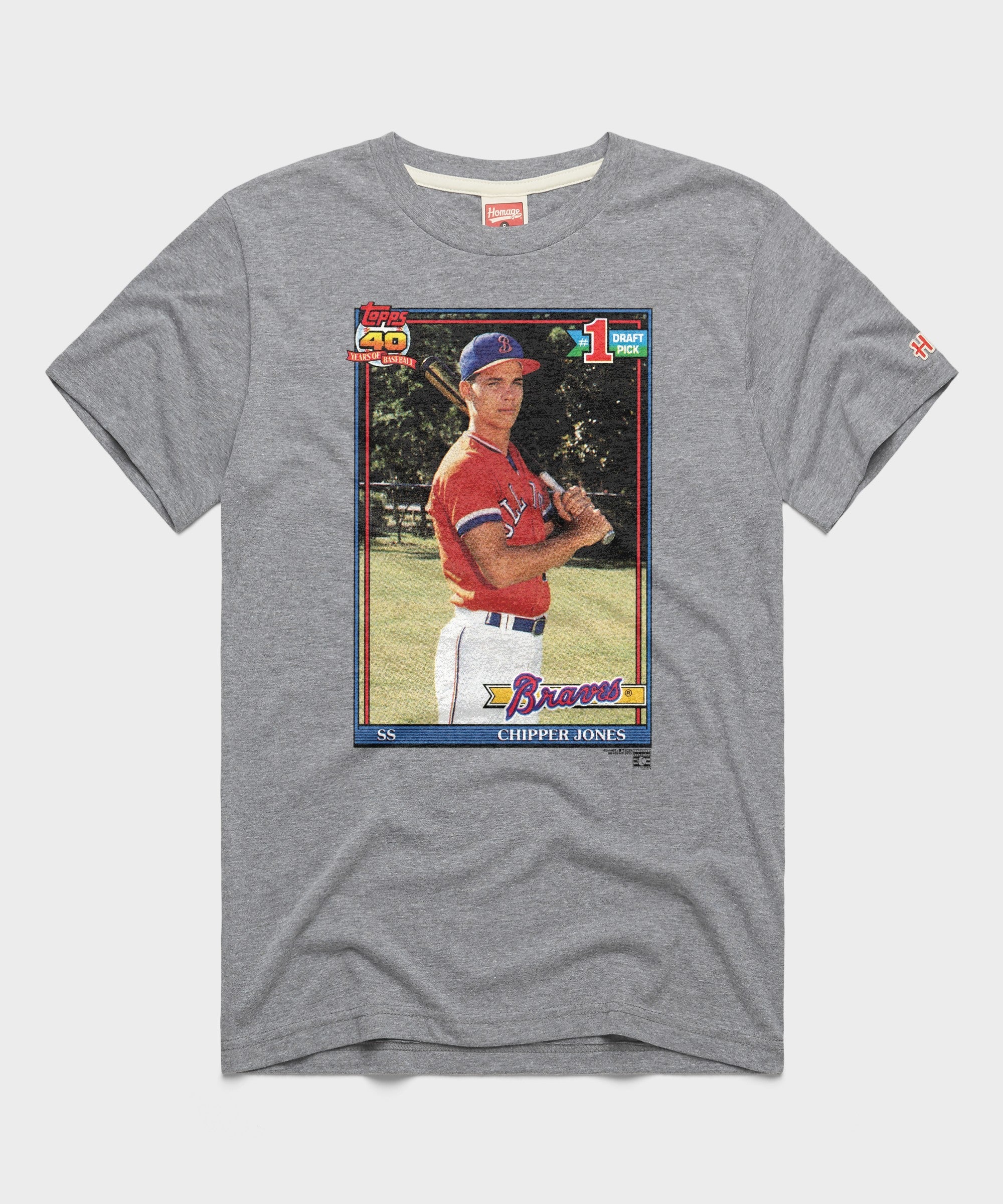 1991 Topps Baseball Chipper Jones Braves