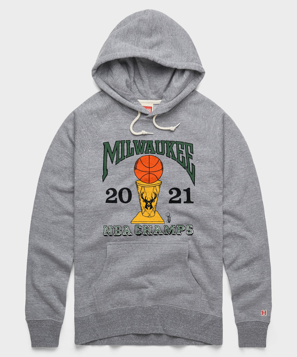 2021 NBA Champions Bucks Hoodie