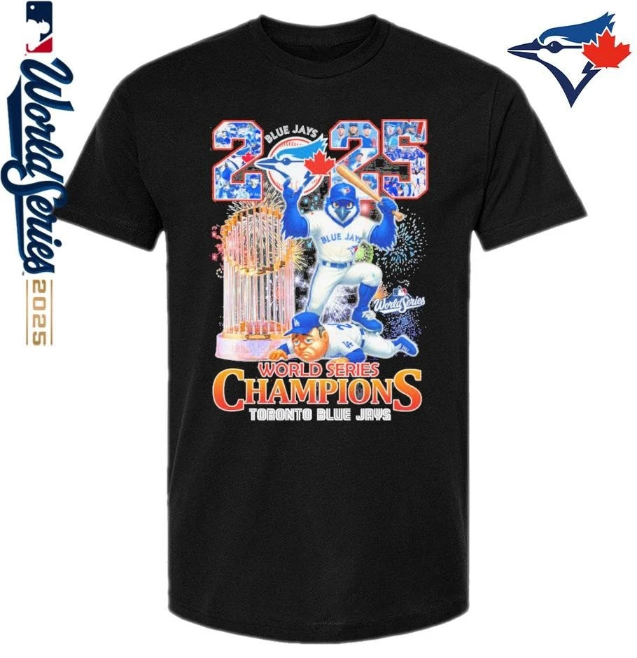 2025 World Series Champions Toronto Blue Jays Mascot T-Shirt
