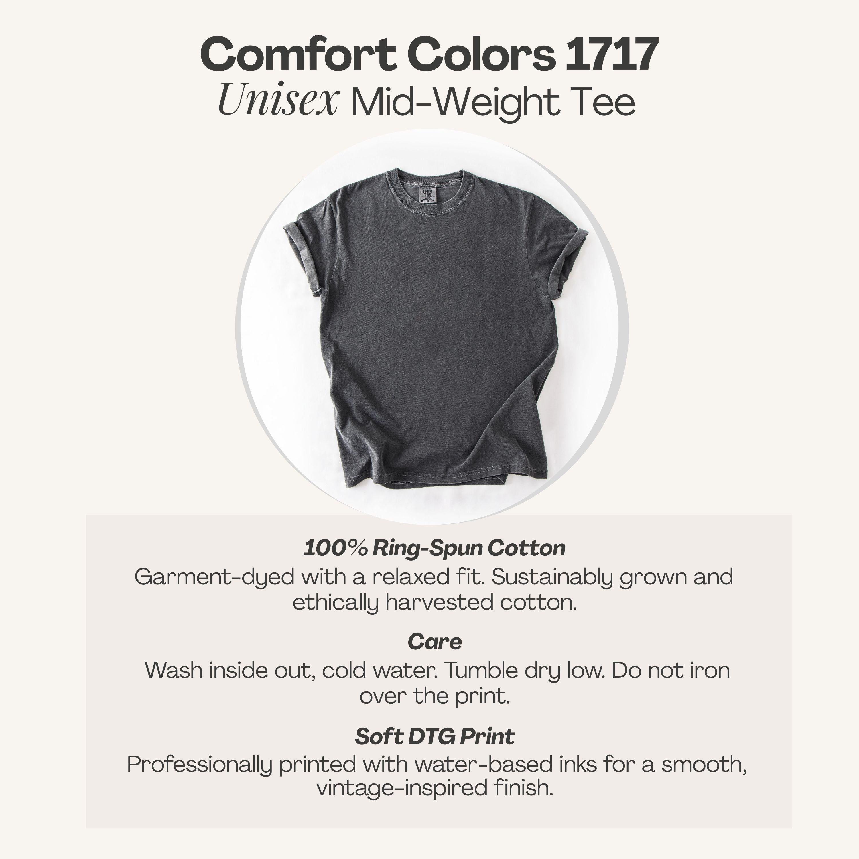 Comfort Colors Hydrangea Vintage Flower Stamp Unisex T-shirt, Sweatshirt, Hoodie (5)