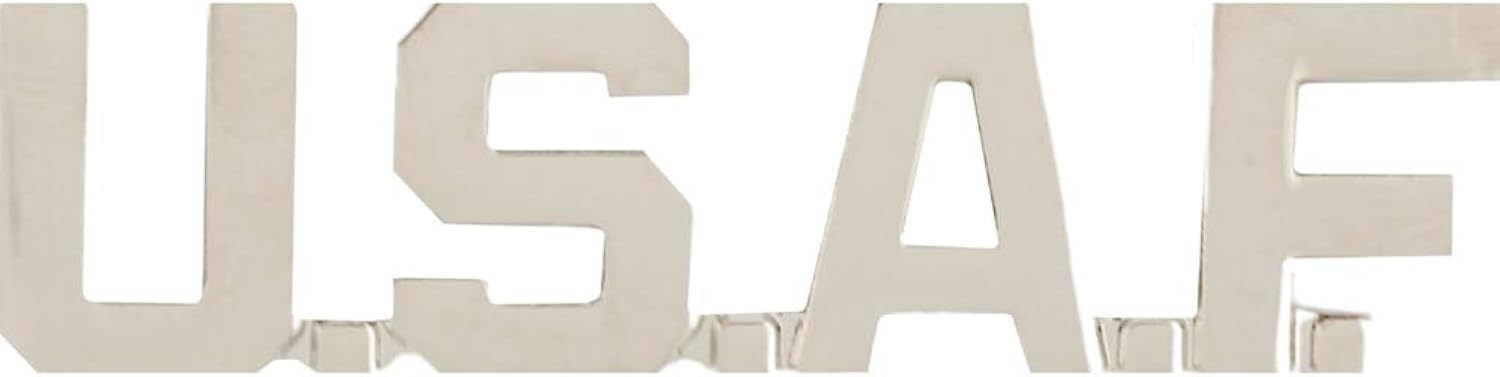 United States Air Force USAF Letters Lapel Pin