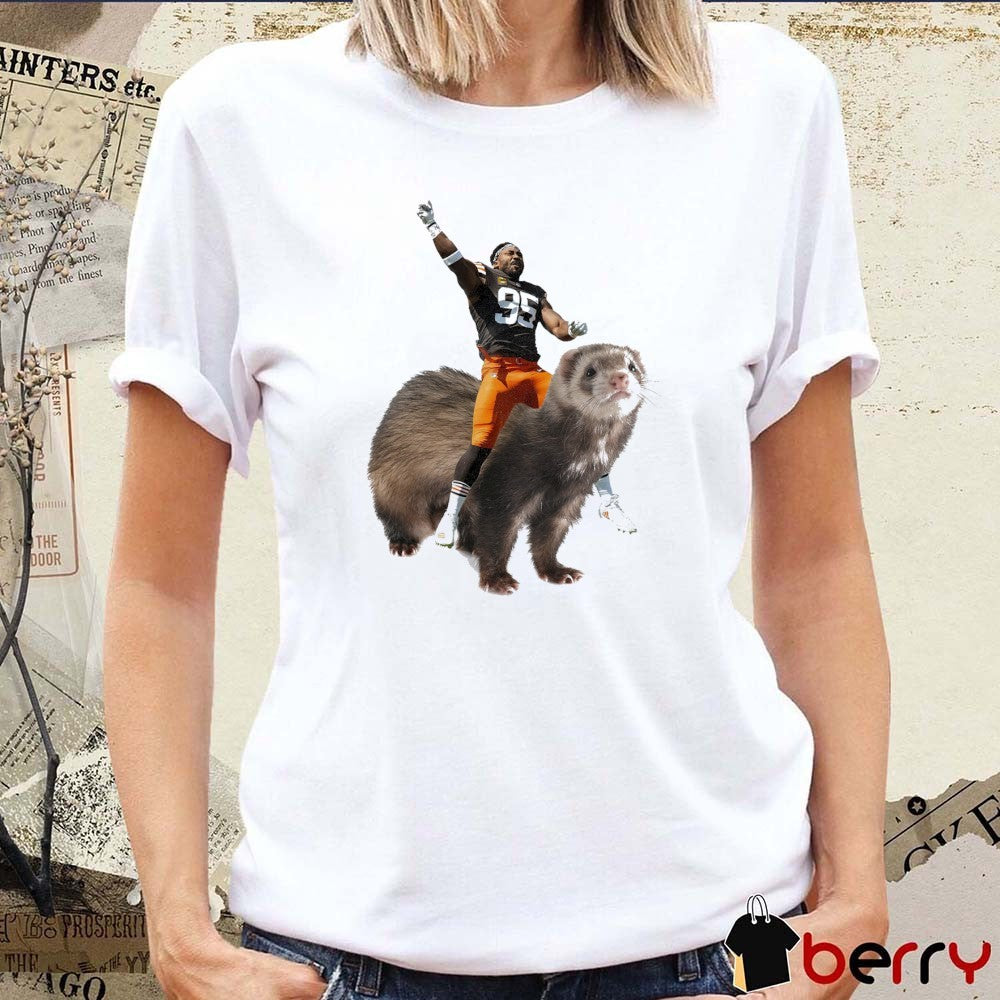 Myles Garrett Cleveland Browns NFL Elf on the Shelf meme t-shirt
