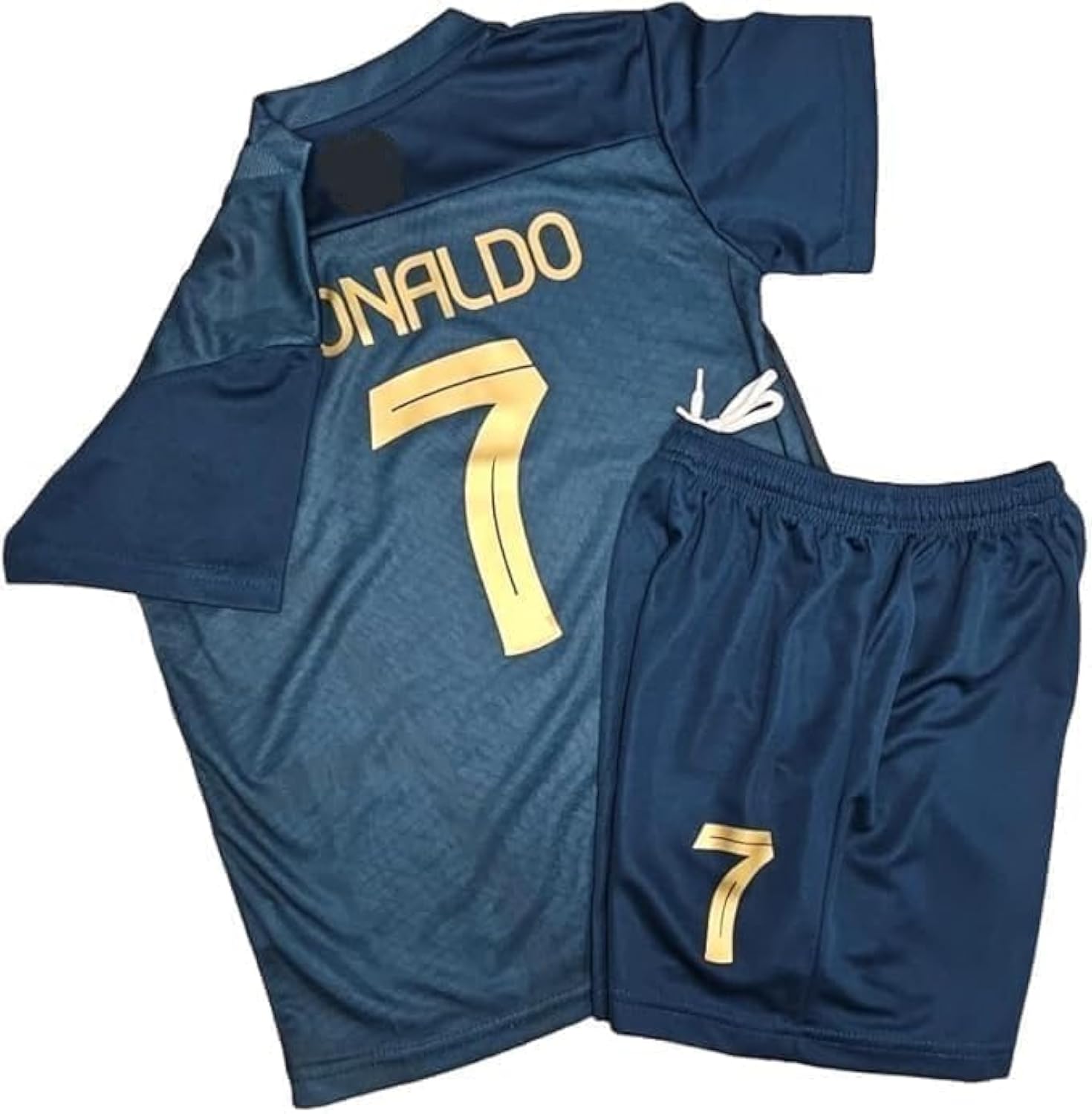 #7 Home Away 2026 Kids Soccer Jersey Shirts Shorts Football Futbol Uniform Set Youth Sizes (US, Age, 4 Years, 5 Years, Blue)