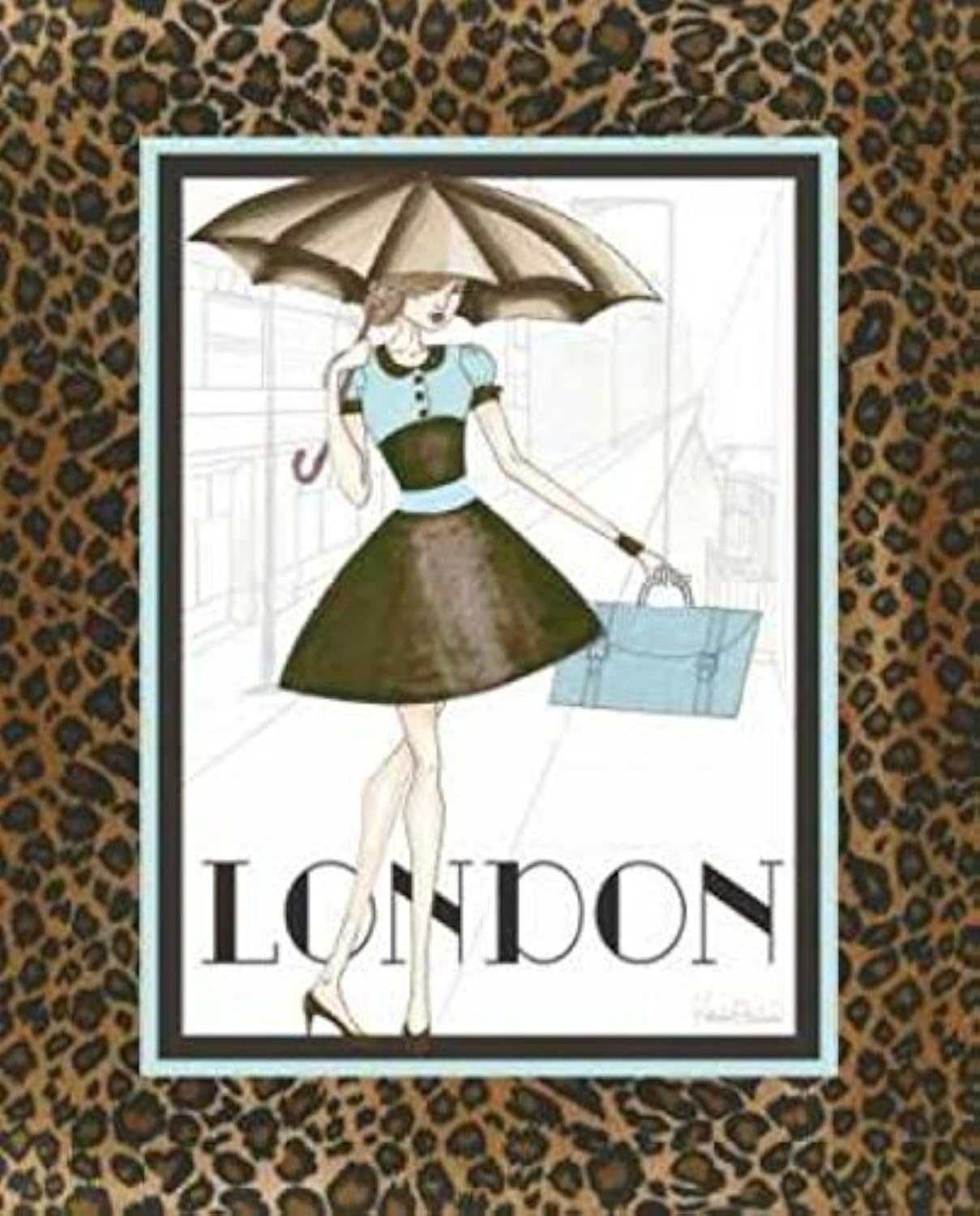 Posterazzi City Girl I Poster Print by Katie Guinn, (10 x 12)