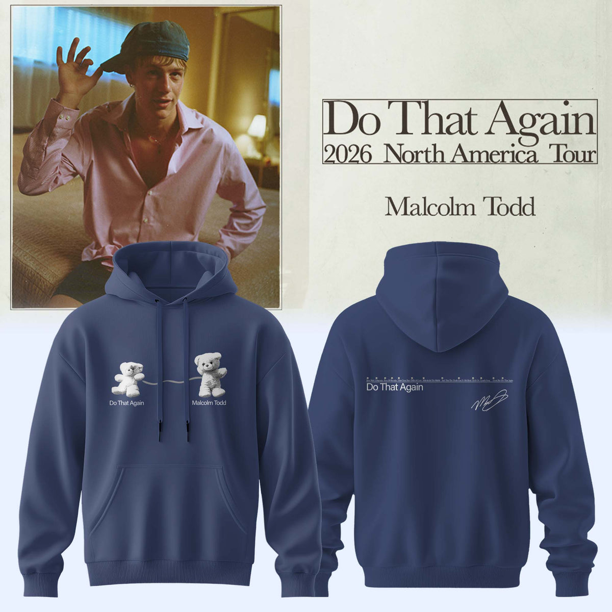 Malcolm Todd Do That Again Tour 2026 Hoodie