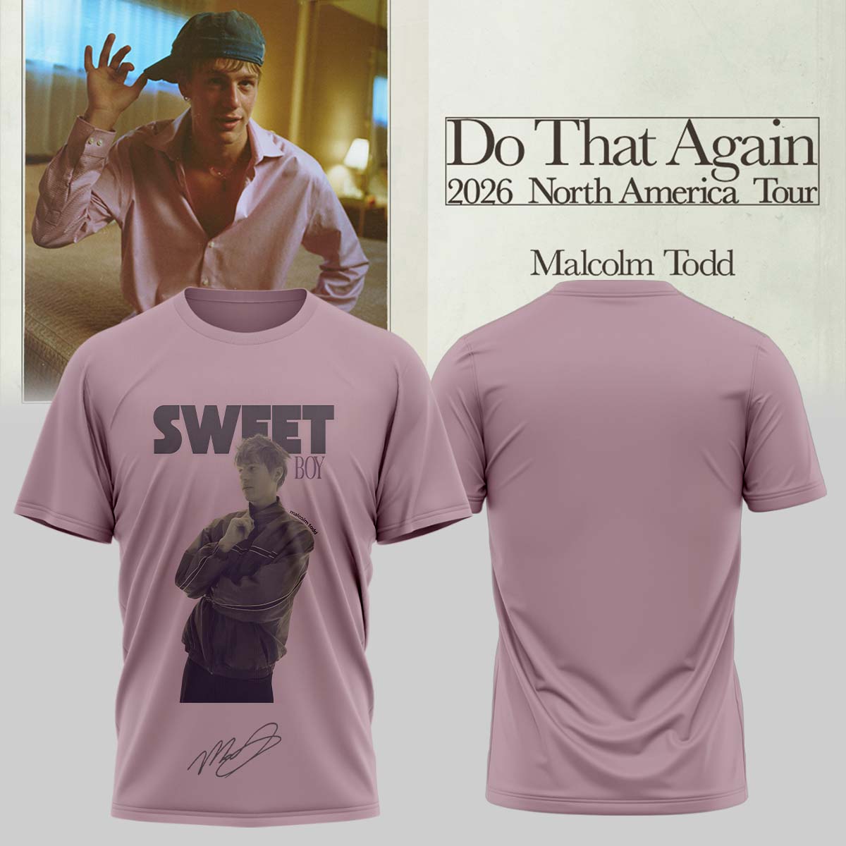 Malcolm Todd Do That Again Tour 2026 T-Shirt v8
