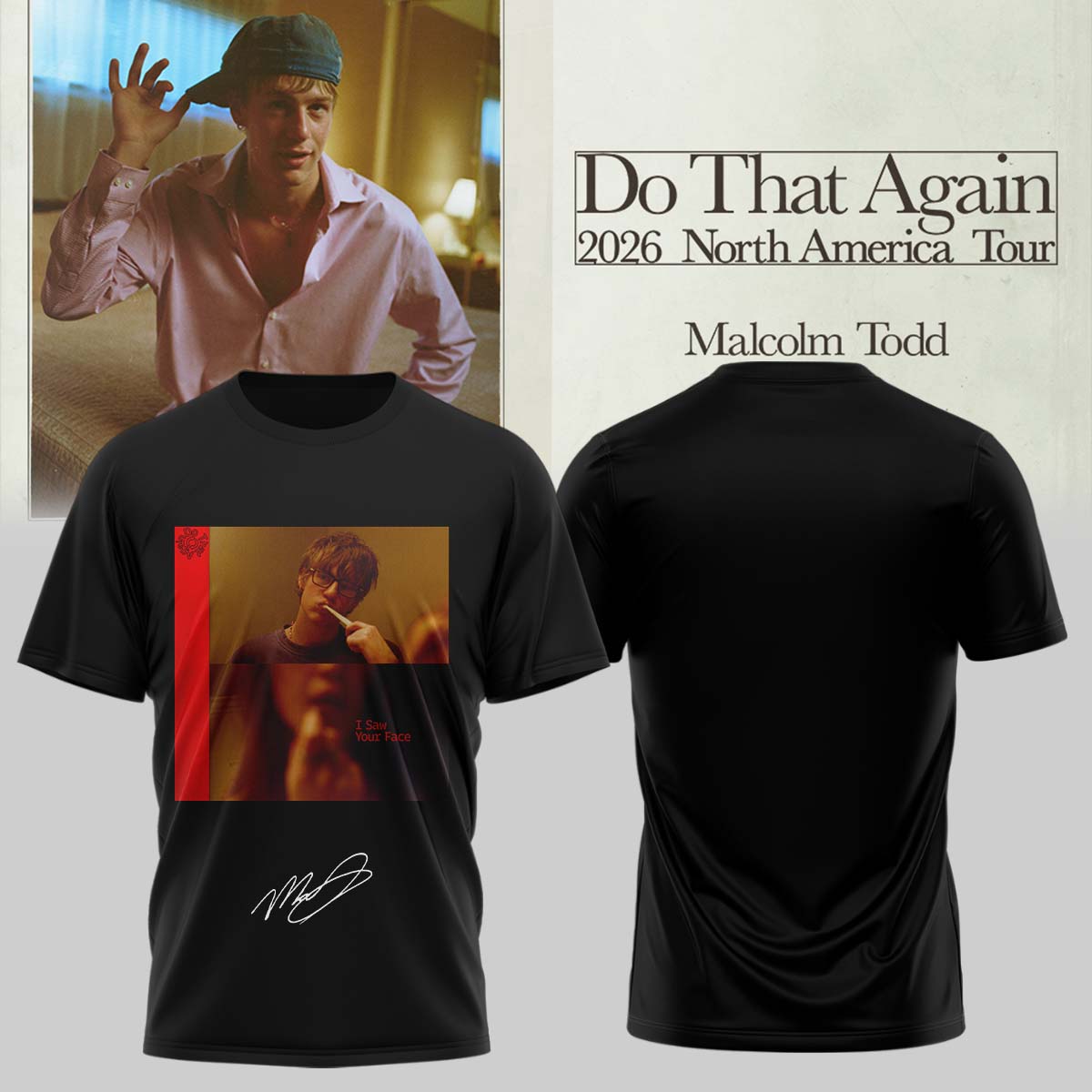 Malcolm Todd Do That Again Tour 2026 T-Shirt v2