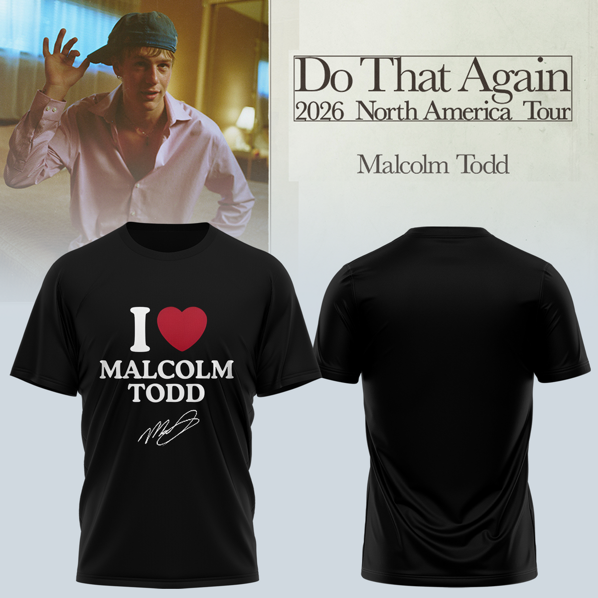 Malcolm Todd Do That Again Tour 2026 T-Shirt v1