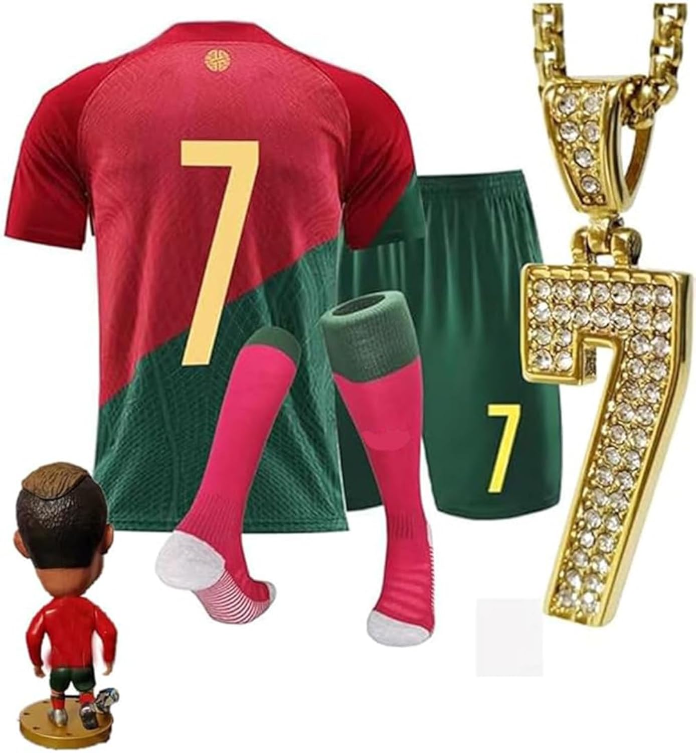 Soccer Jersey Kids,Soccer Jerseys for Boys,Kids Youth Jersey Shirt Socks Soccer Shirt G_ift Kit Set