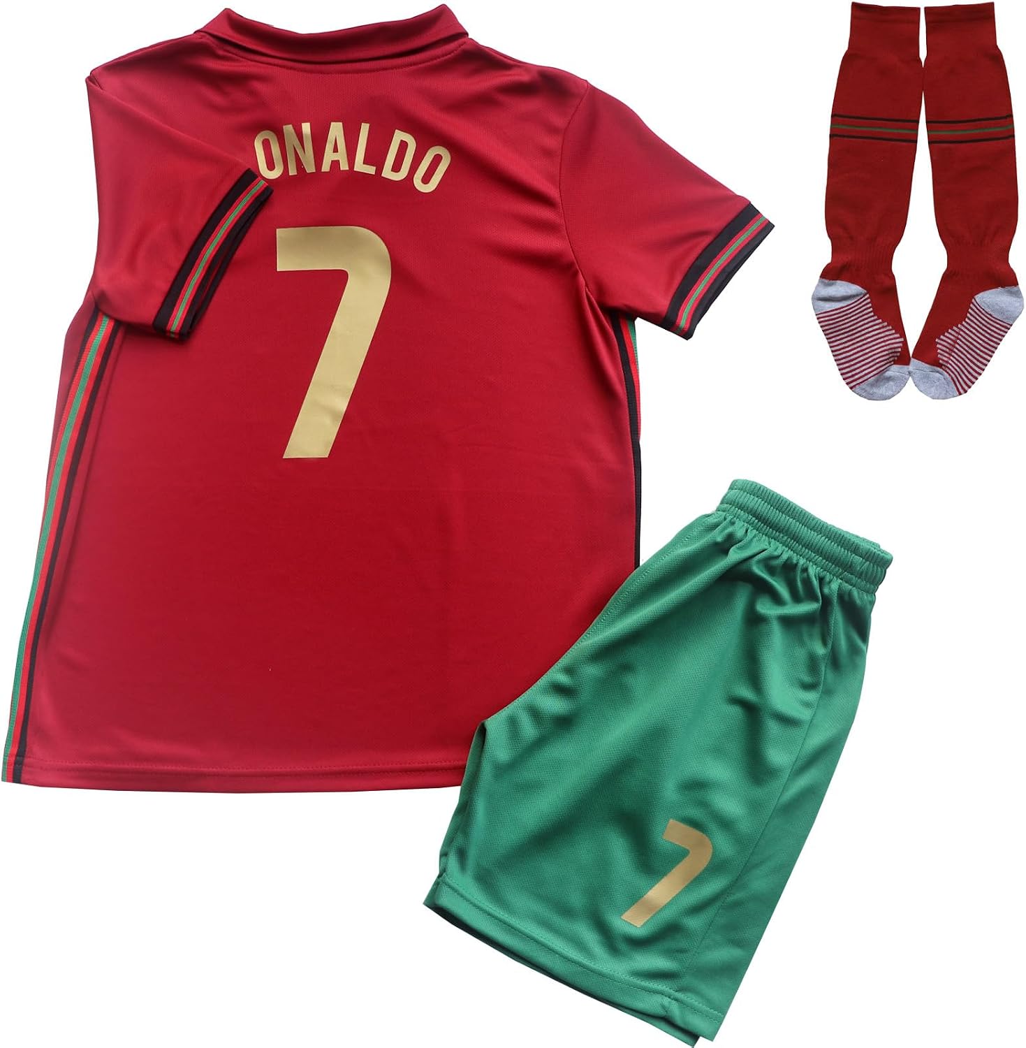 #7 Goat Kids Football Soccer Jersey/Shorts/Socks Kit Youth Sizes