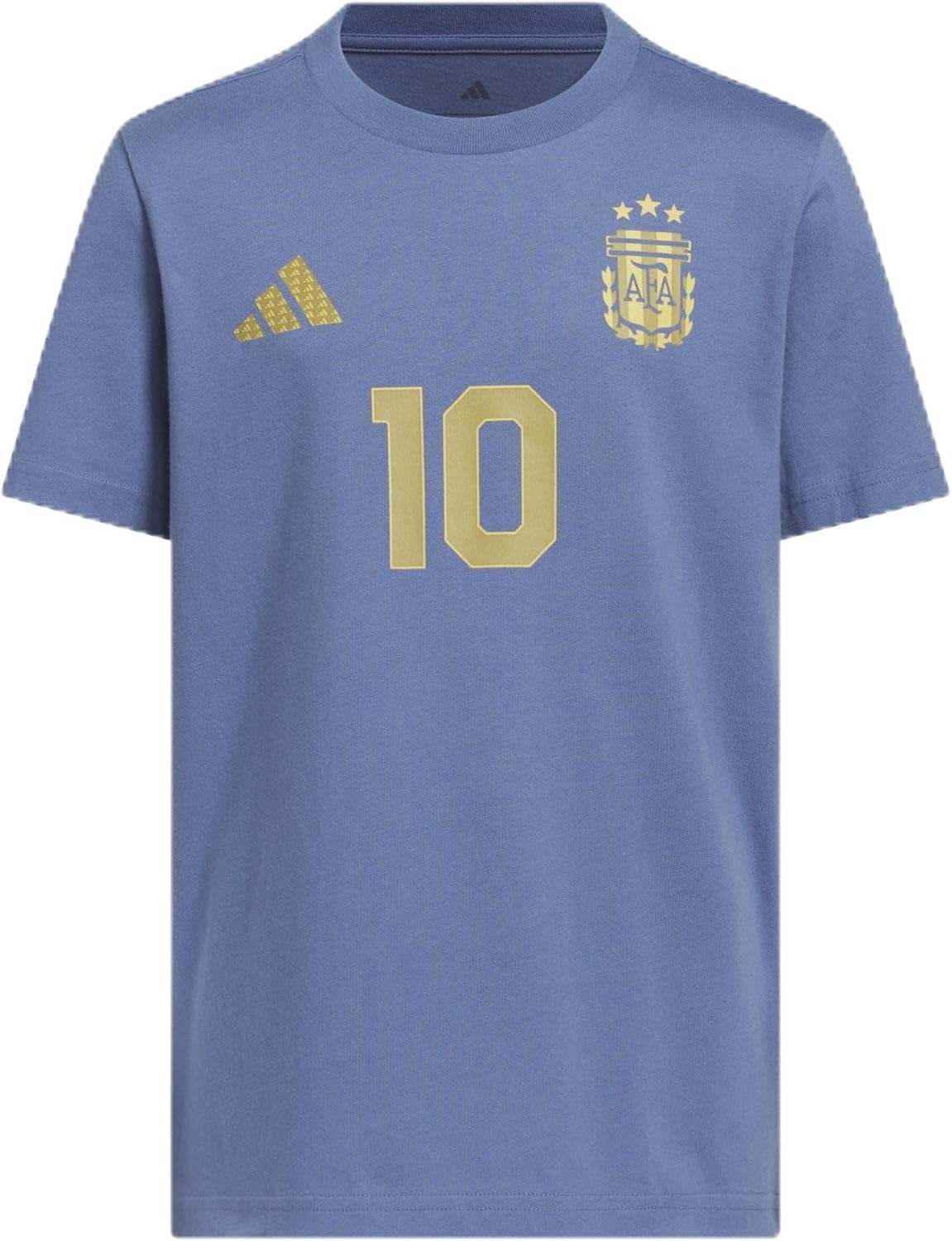 Argentina Home Messi #10 Youth Graphic Tee 26 - Blue