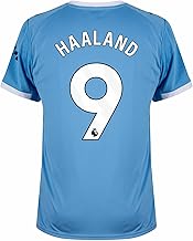 Haaland Man City Home Men’s Soccer Jersey Fan Version Short Sleeve Shirt for Game Day, Training, or Casual Wear 2025/26