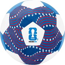 Jazwares FIFA® World Cup 2026 USA 9-Inch Plush Soccer Ball - Soft, Collectible World Cup™ Plush Toy - National Team Stars and Stripes Design - Ages 3+
