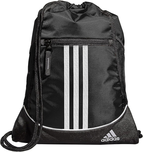 Alliance Sackpack – Drawstring Backpack for Sports, Small Gym Bag, Black/2, OSFA