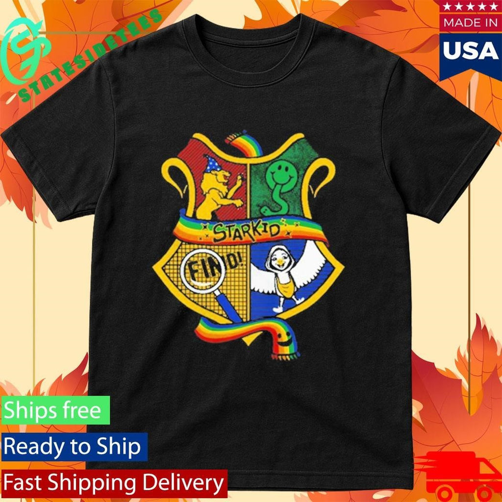 A Very Potter Musical StarKid 4‑House Crest Shirt