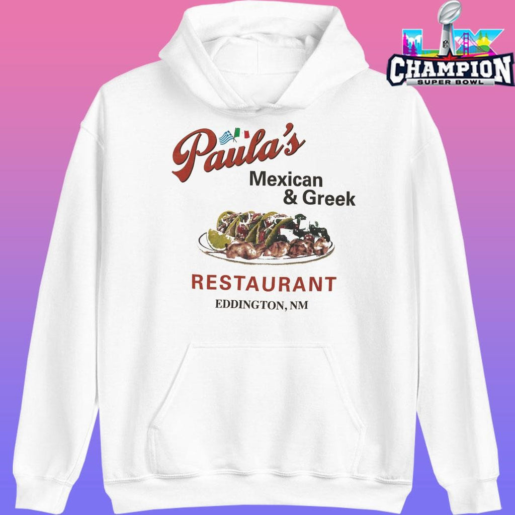 A24 Paula’s Mexican And Greek Restaurant Eddington Shirt