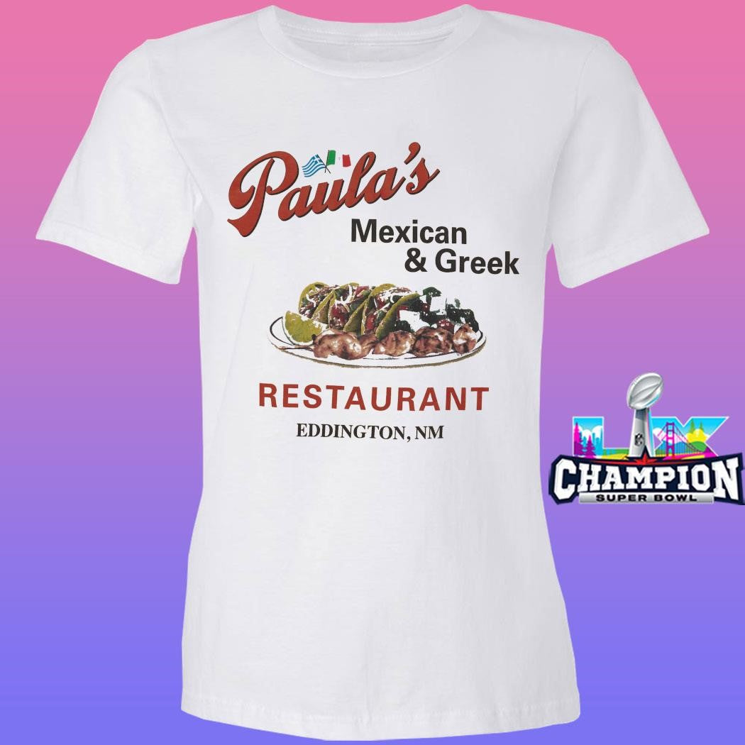 A24 Paula’s Mexican And Greek Restaurant Eddington Shirt