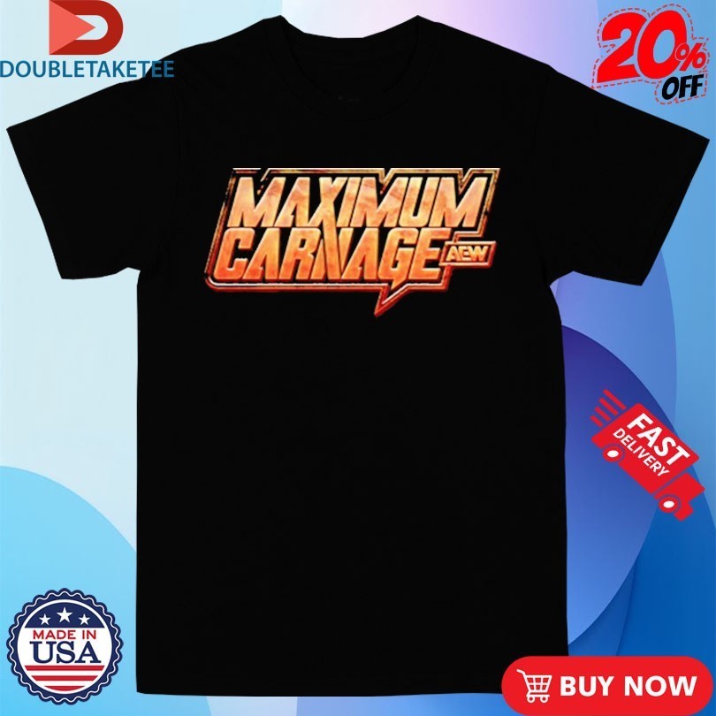 AEW Maximum Carnage Logo Shirts