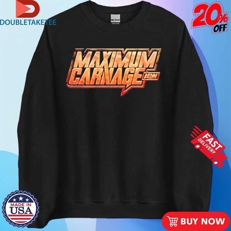 AEW Maximum Carnage Logo Shirts