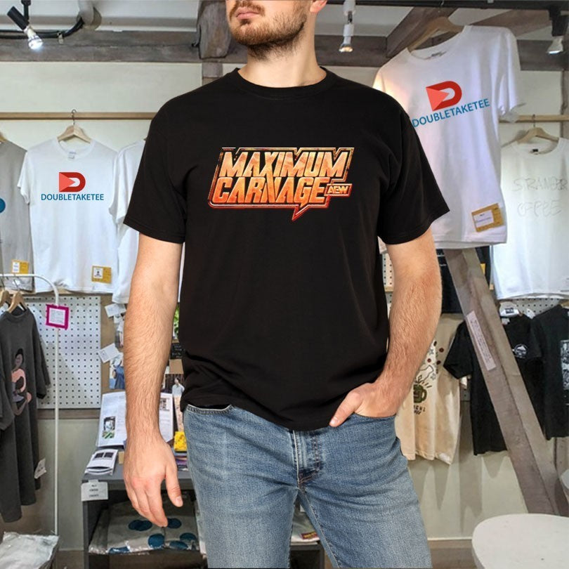 AEW Maximum Carnage Logo Shirts