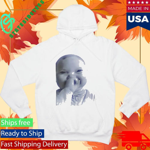 AI Baby Holding Laugh Meme Shirt