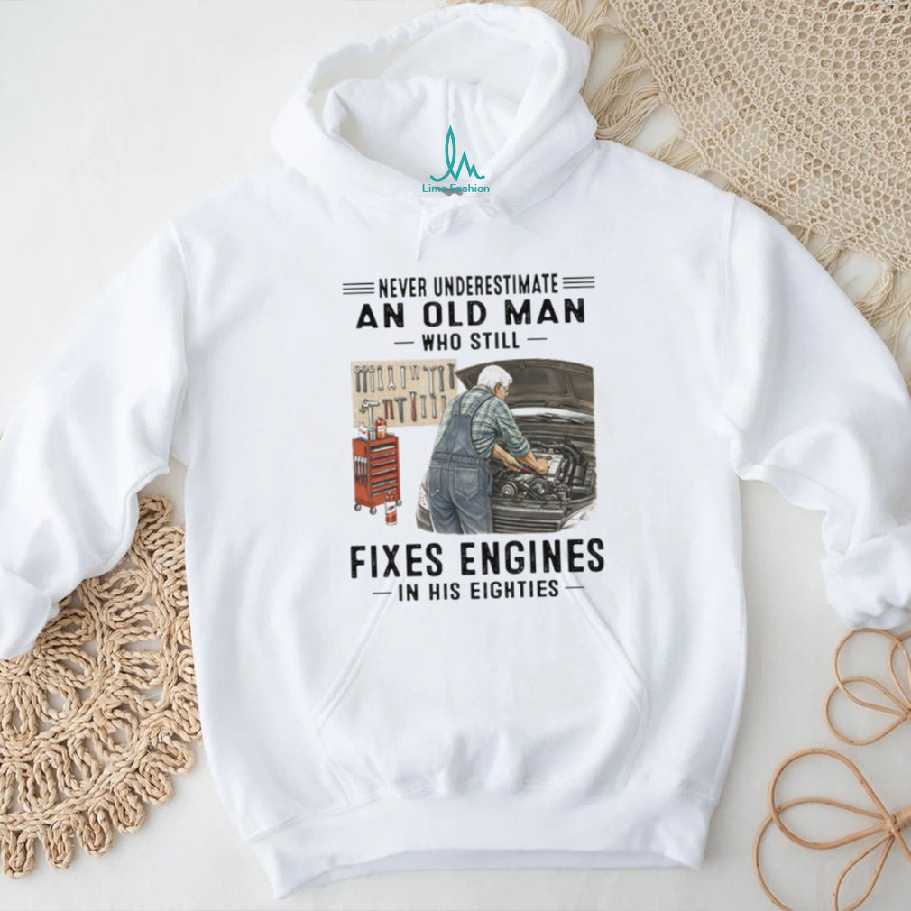 Never Underestimate An Old Man Who Still Fixes Engines In His Eighties