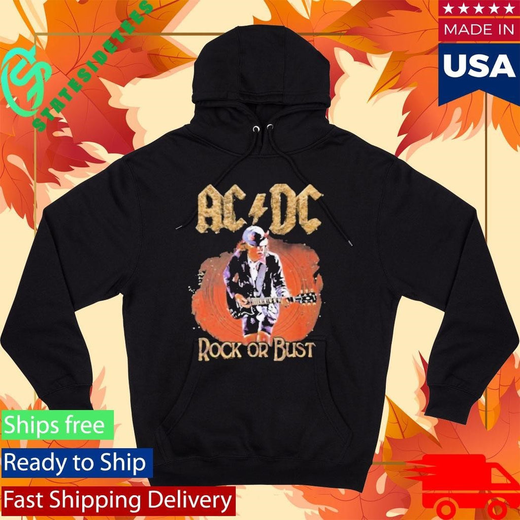 Acdc Rock Or Bust Double Sided Shirt