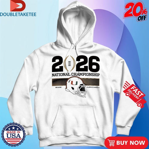 Adidas Miami College Football Playoff 2026 National Championship Bound Fresh Shirts