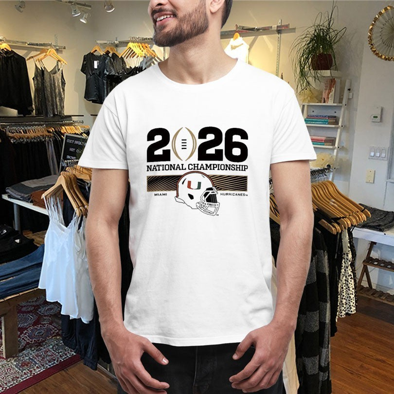 Adidas Miami College Football Playoff 2026 National Championship Bound Fresh Shirts