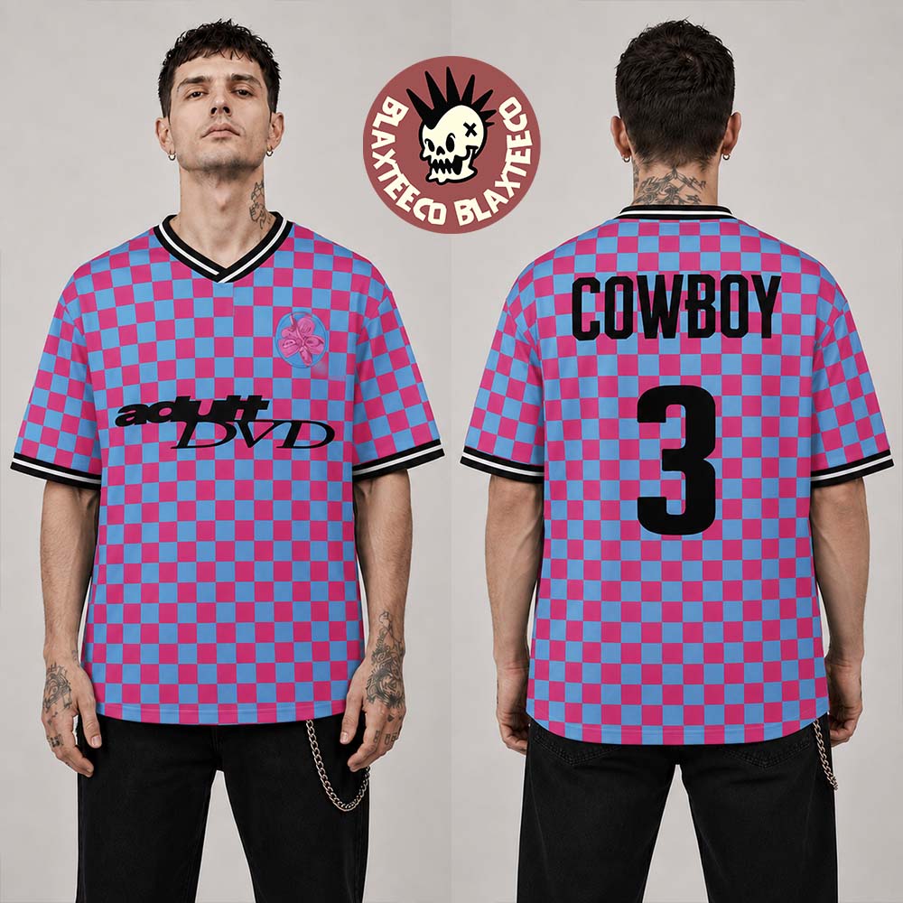 Adult DVD Cowboy on Aisle 3 Football Jersey