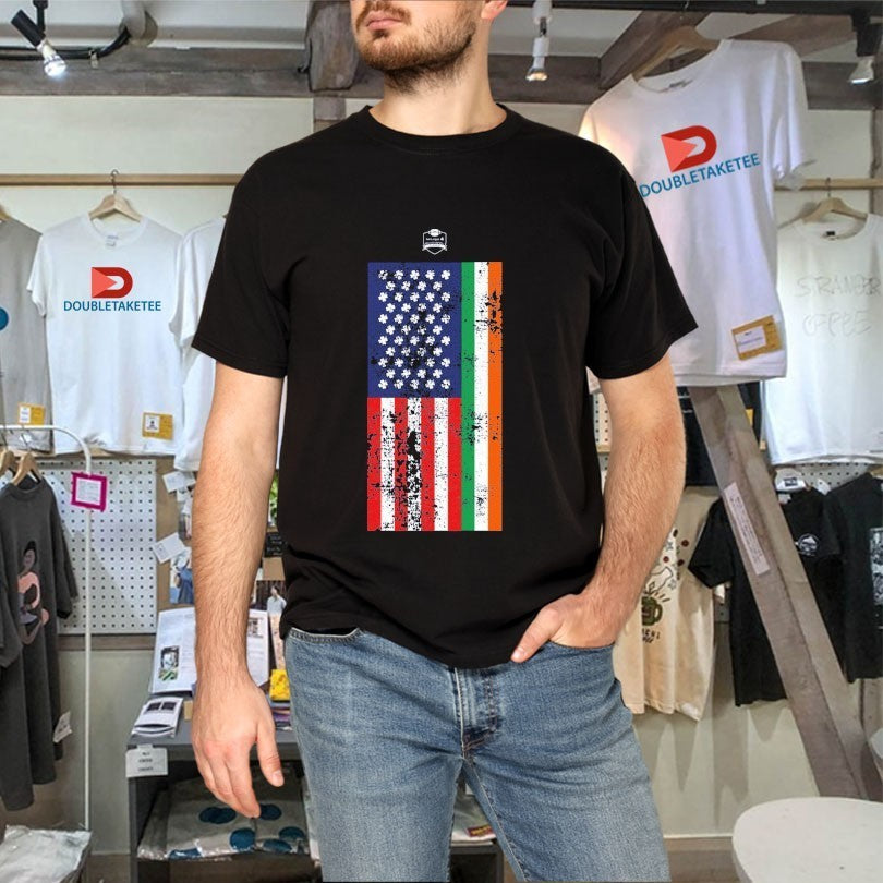 Aer Lingus College Football American Flag Mash Up Shirts