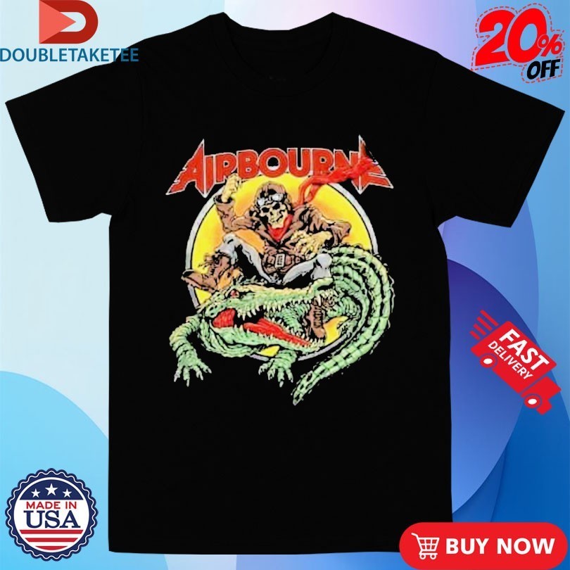 Airbourne Gutsy Europe Tour 2026 Heavy Metal Shirts