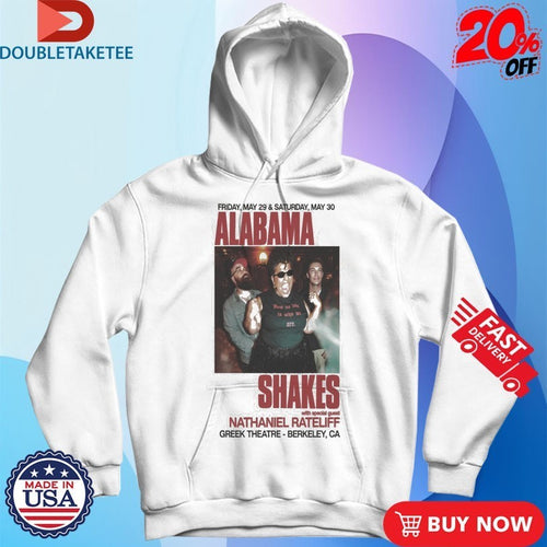 Alabama Shakes May 29-30 2026 Berkeley, CA Shirts