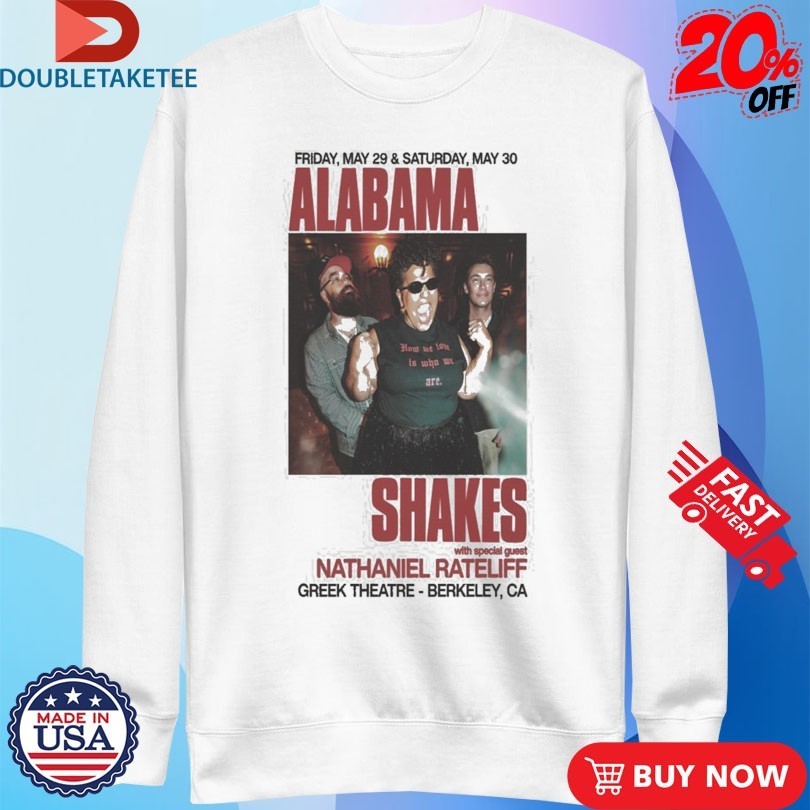 Alabama Shakes May 29-30 2026 Berkeley, CA Shirts