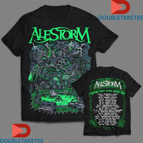 Alestorm Summer Slime European Tour 2024 Dates Shirts