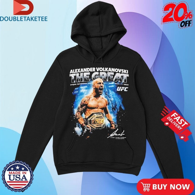Alexander Volkanovski The Great UFC 325 World Featherweight Champion 2026 Shirts