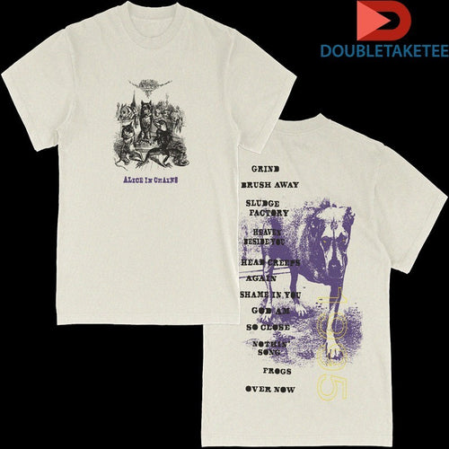 Alice In Chains Dog 1995 Tracklist Shirts
