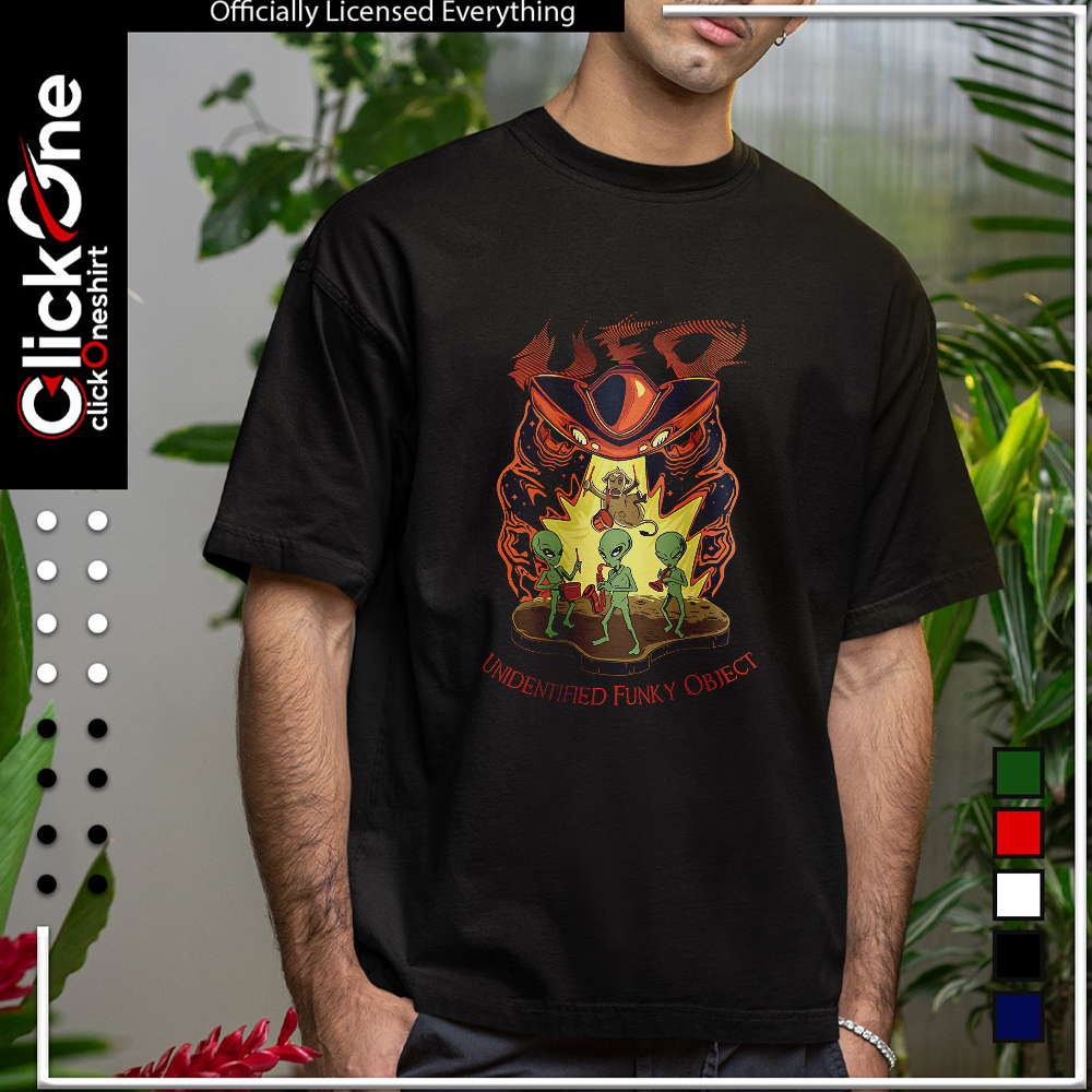 Alien UFO unidentified funky object shirt