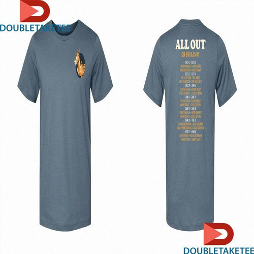 All Out On Broadway Tour 2025 2026 Employee Shirts