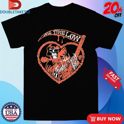 All Time Low Grim Reaper Valentine’s Day Shirts