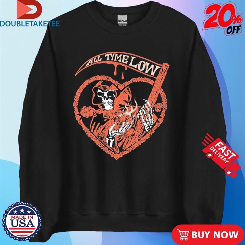 All Time Low Grim Reaper Valentine’s Day Shirts
